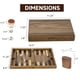 thumbnail image 4 of Set de juego de mesa de backgammon GSE Games & Sports Expert, 4 of 7