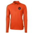 thumbnail image 2 of Men's Cutter & Buck Orange Houston Dynamo FC DryTec Virtue Eco Pique Recycled Quarter-Zip Pullover, 2 of 3
