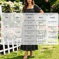 thumbnail image 3 of Women's Puff Sleeve Summer Vacation Maxi Dress, Boho Floral Print Square Neck Layered Wedding Guest Beach Dresses, 3 of 8