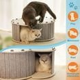 thumbnail image 3 of Tunnel pour Animaux Trou de Forage Lit pour Chat Grotte Dissimulée Toutes Saisons Semi-Fermée Résistante à l'Usure Durable Maison pour Chat Détachable, 3 of 8