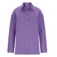 thumbnail image 2 of AUNVITO Women's Long Sleeve Blouse Business Casual Shirt for Spring and Autumn Seasons with Soft Draping Texture, 2 of 9