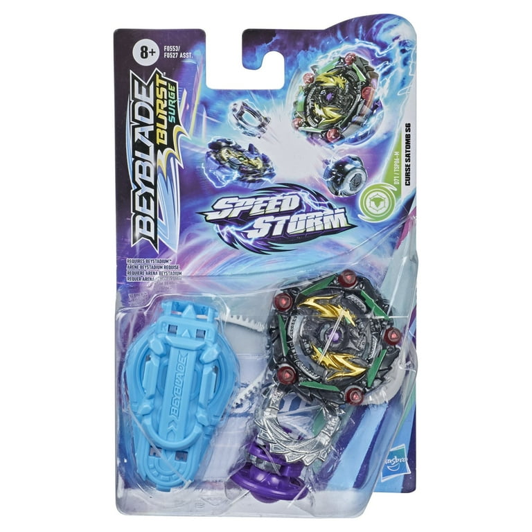 Beyblade Burst Surge Speedstorm Curse Satomb S6 Battling Top Set
