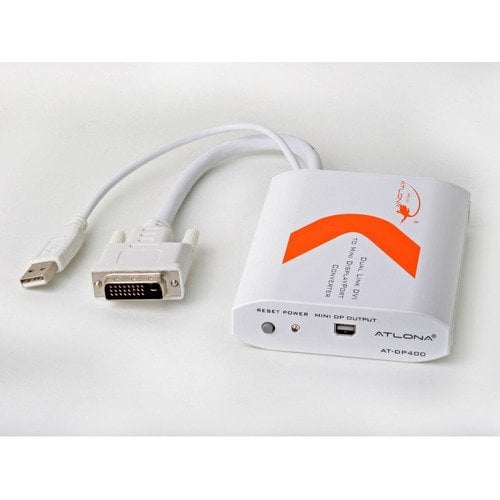 ATLONA AT-DP400 Dual Link DVI to Mini DisplayPort RARE Apple Cinema Display NEW