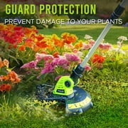 Steelite 12-inch 21V Cordless String Trimmer, Battery Powered Weed Wacker & Lightweight Grass Trimmer with 2.0Ah Battery and Charger, Electric Weed Eater for Trimming and Edging