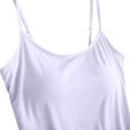 thumbnail image 5 of Camisole for Women Cami Tanks Adjustable Spaghetti Strap Tank Tops with Paded Built in Shelf Bra Yoga Sports T-shirt Plus Size Black, 5 of 8