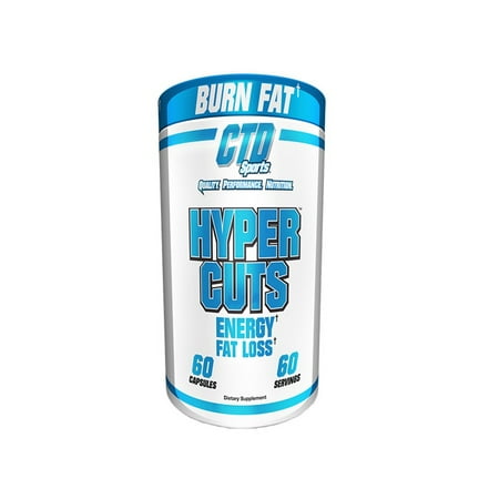 - CTD Sports Hyper Cuts Energy Fat Loss Fat Burner 60 Capsules