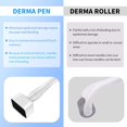 thumbnail image 4 of Sello Derma de microagujas ajustable para reparación de cicatrices de acné de la piel de la cara y crecimiento del cabello-herramienta de pluma de rodillo Derma de microagujas Ormromra Cepillos Faciales, Electrónicos o Sónicos, 4 of 5