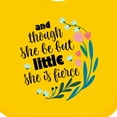thumbnail image 4 of Inktastic Though She Be but Little Fierce Quote Girls Baby Bib, 4 of 4