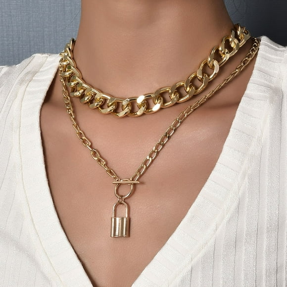 Xihbxyly Clearance Two Color Star Necklace Star Pendant Fashion Jewelry Deals
