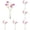 Dark Purple, variant on 1Pcs Mini Faux Floral Stems Small Artificial Flowers Mini Plastic Colorful Spring Flower Arrangement Bouquet Branches for Home Party Wedding Table Centerpiece Vase Decor & DIY Crafts,Blue