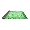 thumbnail image 2 of Ahgly Company Indoor Rectangle Oriental Emerald Green Traditional Area Rugs, 8' x 12', 2 of 4