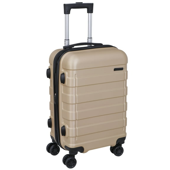 ZENY 21" Expandable ABS Luggage Suitcase Trolley, Champagne
