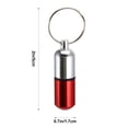 thumbnail image 3 of Shisuyan 2 Pcs Porte-Clés Porte-Pilules Pendentif Charme Support d'Urgence, 3 of 8