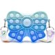 thumbnail image 1 of Bolsa de hombro con lazo azul para aliviar el estrés, juguete sensorial de silicona con burbujas, ideal para fiestas de cumpleaños y Navidad, para niñas y mujeres., 1 of 5