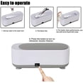 thumbnail image 5 of SHIHUALQ Ultrasonic Jewelry Cleaner, Multifunction Household Portable Professional Ultrasonic Cleaner for Cleaning Jewelry, Ring, Necklaces, Eyeglasses, Watches , Razors, Makeup Brush, Coins (250 ML), 5 of 6