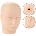 thumbnail image 3 of Hermoso Modelo De Cabeza Humana, Maniquí De Goma Respetuoso Con La Piel, Maquillaje Para Niñas Para Salón De Belleza En El Hogar, 3 of 7