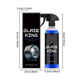 thumbnail image 3 of Spray abrillantador de neumáticos para coche, resistente al agua, al polvo, antienvejecimiento, abrillantado rápido, sin cenizas, apto para el cuidado de neumáticos de varios modelos, 120 ml., 3 of 9