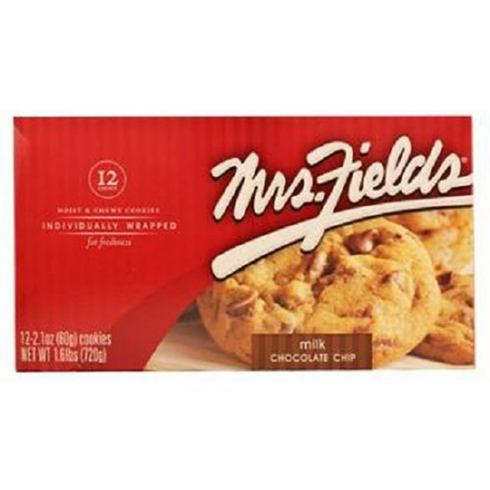 Mrs Field's Milk Chocolate Chip Cookies 12 Pack