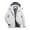 White, variant on qucoqpe Women's Quilted Winter Coat Warm Puffer Jacket Thicken Parka with Removable Hood