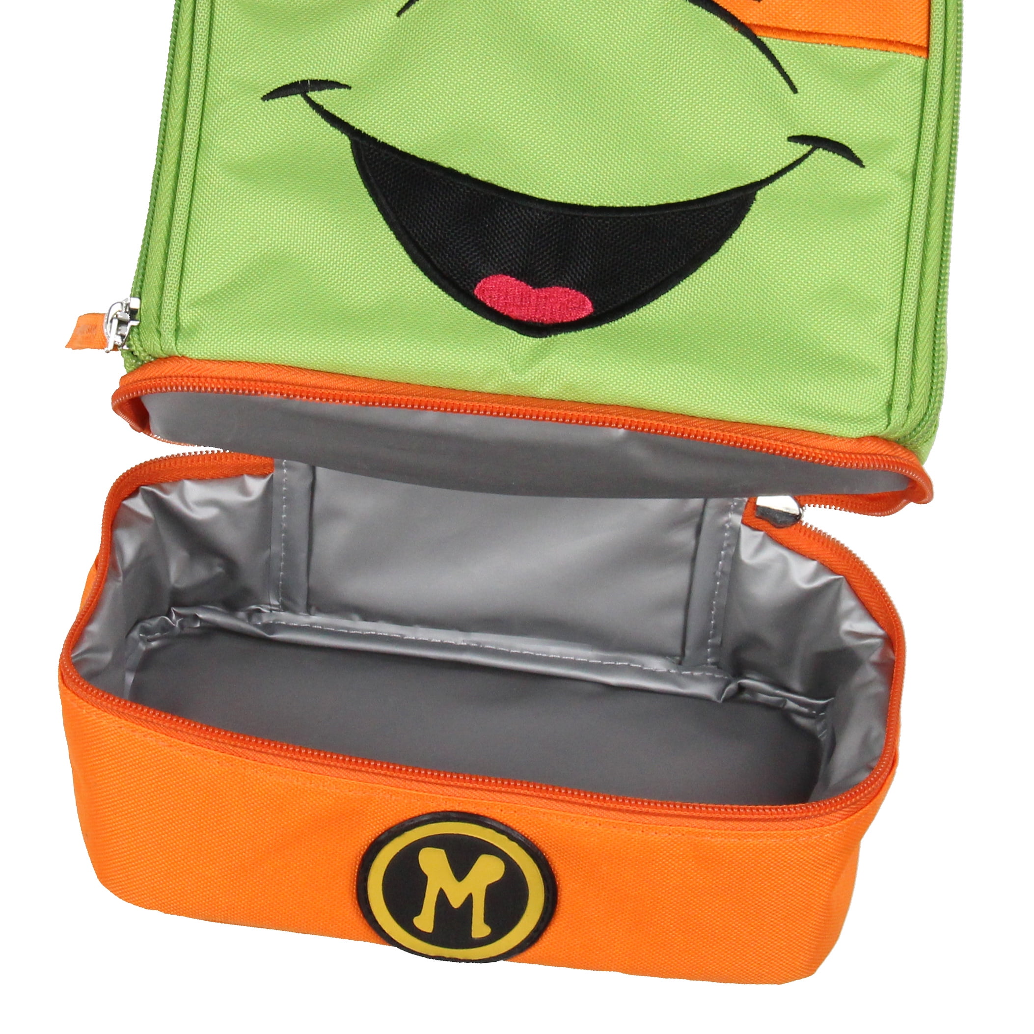 Teenage Mutant Ninja Turtles TMNT All Turtles Dual Compartment Lunch Box (Michelangelo) 9"