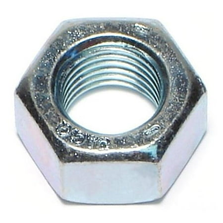 

7/16 -20 Zinc Plated Grade 5 Steel Fine Thread Hex Nuts (12 pcs.)