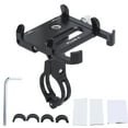 thumbnail image 2 of Bike Handlebar Phone Mount, 360 Rotation One Hand  Bicycle Phone Holder  for 3.5-6.2 inch Mobile Phone, 2 of 7