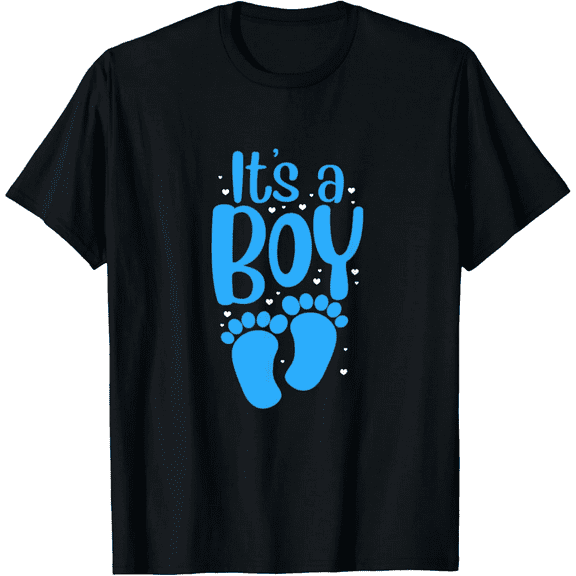 It's A Boy Pregnancy Announcement Gender Reveal Party T-Shirt