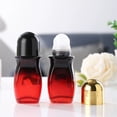 thumbnail image 5 of 50ml Glass Roll on Bottles - Gradient Red Deodorant Container With Plastic Roller Ball - Roller Bottles for Essential Oils - Leak-Proof Travel Perfume Bottle with Gold Caps - Color A, 5 of 10