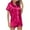 Red 2 piece outfit for women, variant on Usmixi Womens 2 Piece Sleepwear Comfy Silky Satin Pajamas Homewear Sets Casual Button Down Short Sleeve Tops and Shorts Lounge Sets with Pocket under $5