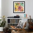 thumbnail image 4 of Art.com Abstracted Petals II Art Print by Silvia Vassileva, Black Frame Wall Art, 38" x 38", 4 of 5