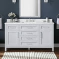 thumbnail image 6 of Ove Decors Tahoe II 60 W x 21" D Freestanding Bathroom Vanity with Double Sink, Dove Gray, 6 of 18