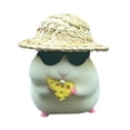 thumbnail image 2 of Bonitos Adornos De Hámster, Figura De Animal Para Decoración De Coche, Decoración De Pascua, Estilo F Sunnimix estatuilla de animales, 2 of 8