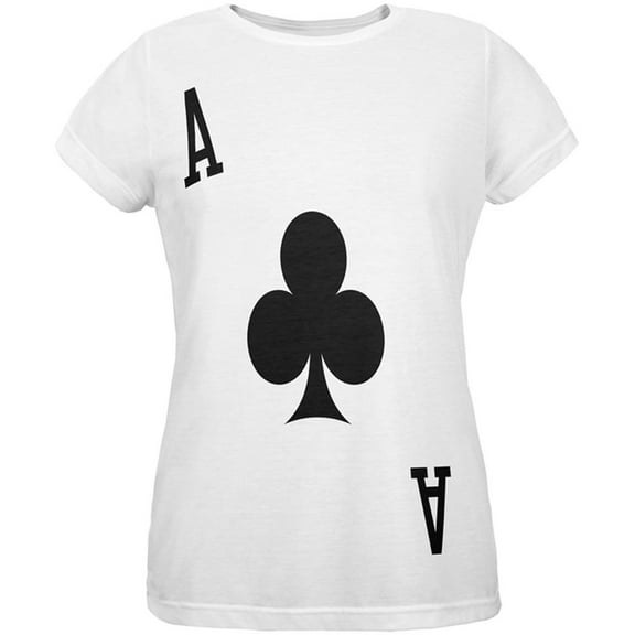 Halloween Ace of Clubs Card Soldier Costume All Over Womens T Shirt Multi LG