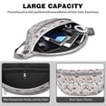 thumbnail image 4 of Fanny Pack Multicolor Christmas Gnome Pattern Waist Pack Bag,Running Cross Bag,Waterproof Large Fanny Packs for Women Men for Travel Running Hiking Cycling, 4 of 6