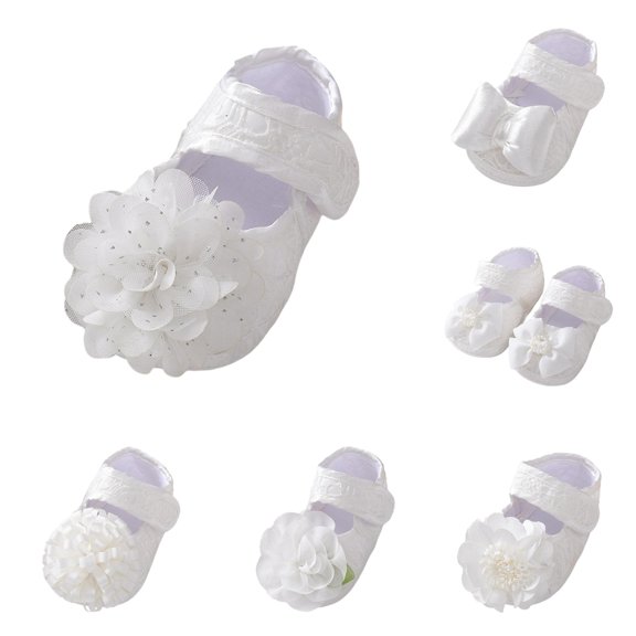 SHUNSUI Baby Shoes Fashionable Pattern Cute Flower Decoration Hook Loop Lightweight Walking Shoes High Tops Girls Girls Dress Shoes Glitter Shoes Toddler Boy Size 6 on Shoes for Kids Shoes Toddler