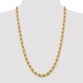 thumbnail image 2 of 14k 8mm Diamond-Cut Rope Chain, 2 of 3