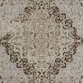 thumbnail image 6 of SAFAVIEH Classic Vintage Tris Floral Bordered Polyester Area Rug, Taupe, 4' x 6', 6 of 7