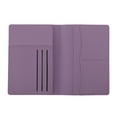 thumbnail image 2 of Unique Bargains 1 Pc Passport Holder Solid Extensive Card Slots Passport Sleeve Purple, 2 of 5