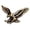 1pc hawk pin with pouch, variant on Lapel Pin Scorpion Silvery Boutonniere Suit Cameo Lapel Stick Brooch Pin