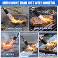 thumbnail image 4 of XWYXSTG Propane Torch  for Weeds, 340,000 BTU with Piezo Igniter (Self Igniting), with 10-ft Hose  for Roofing,Melting Ice,BBQ, 4 of 8