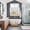 White, variant on Daisy Spring Floral Kitchen Curtains Window Panels, Farmhouse Botanical Bees Elegant Insulated Window Treatment Curtain, Grommet Curtains for Bedroom/Living Room/Bathroom, 2 Piece 42"Wx45"L
