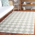 thumbnail image 3 of Safavieh  Hand-Tufted Ebony Todosia Modern & Contemporary Wool Rug 6' Round - Navy/Ivory, 3 of 5
