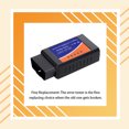 thumbnail image 4 of sweethay Escáner OBDII para coche, WiFi portátil, herramienta de diagnóstico de vehículo automotriz con precisa, accesorios para Vehículos, repuestos y accesorios Mis, 4 of 6