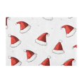 thumbnail image 7 of Yayeee Bath Rug for Bathroom Floor Non Slip Rectangle Fluffy Soft Absorbent Mat, 16"x24", Cute Santa Hats Pattern, 7 of 7
