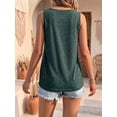 thumbnail image 3 of MOYIKO Tank Tops for Women Summer Sleeveless V Neck Pleated Tops Loose Fit Casual Trendy Basic, 3 of 7