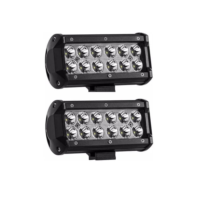 Pack X2 Led Barra Neblinero Autos 36W 12 Led Repuesto