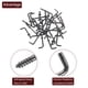 thumbnail image 4 of Ganchos en forma de L Uxcell, paquete de 40, ganchos de tornillo de ángulo recto de 5/8 pulgadas para colgar, bronce negro, 4 of 7