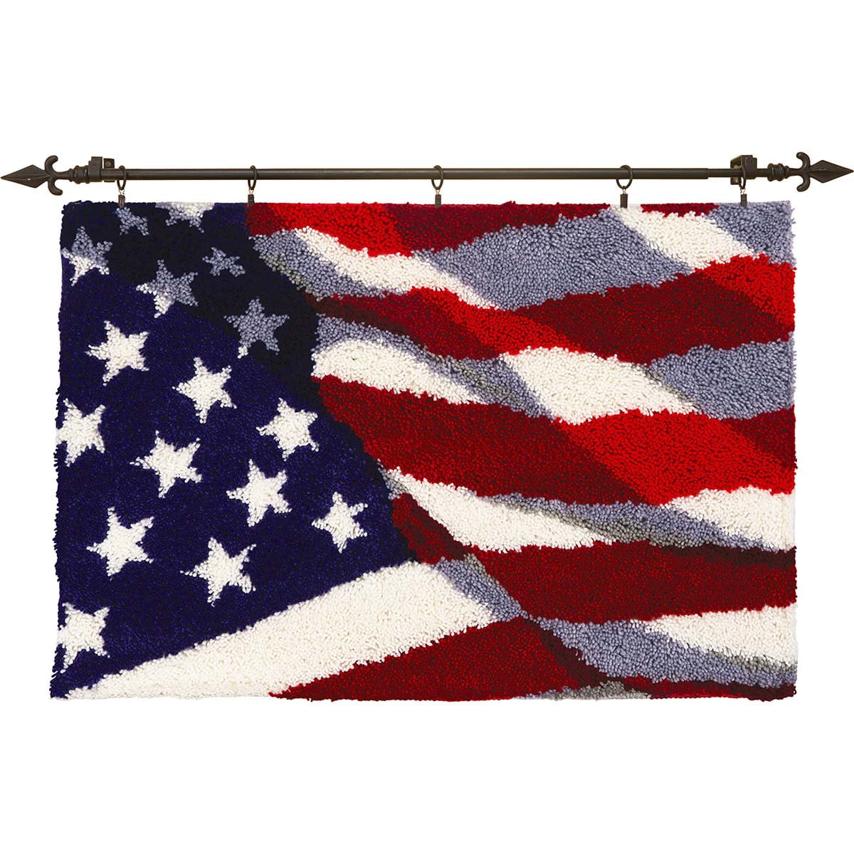 Herrschners® Waving Flag Latch Hook Kit