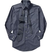 George - Men's Long-Sleeve Shirt and Tie Set