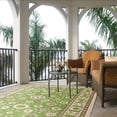 thumbnail image 3 of Safavieh Courtyard Blake Oriental Indoor/Outdoor Area Rug, Green/Creme, 5'3" x 7'7", 3 of 7